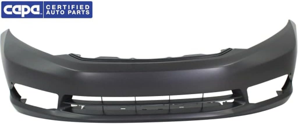 Front Primed Bumper Cover with Fog Light Holes D12903