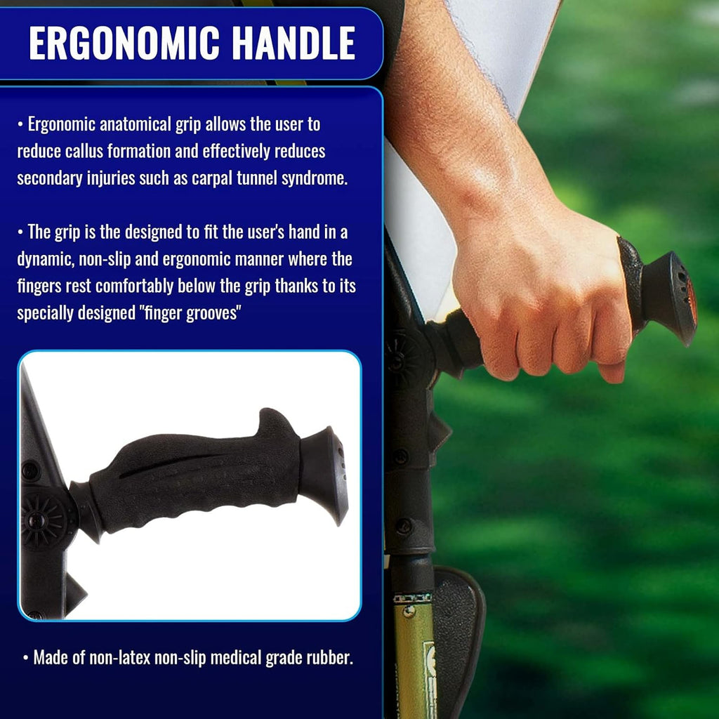 Ergonomic Crutch/Cane Y352