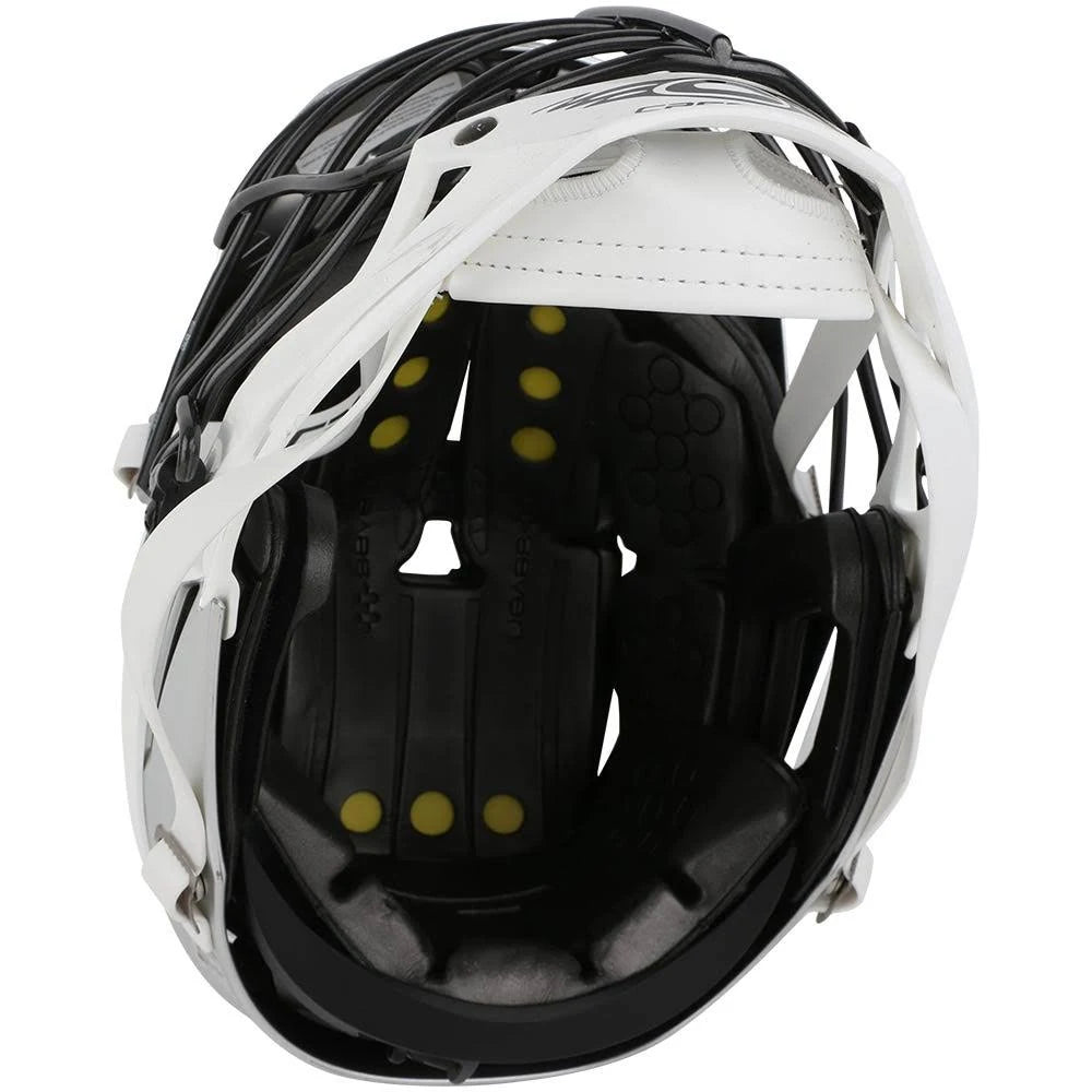 Lacrosse Helmet Black Cage in Silver J18652