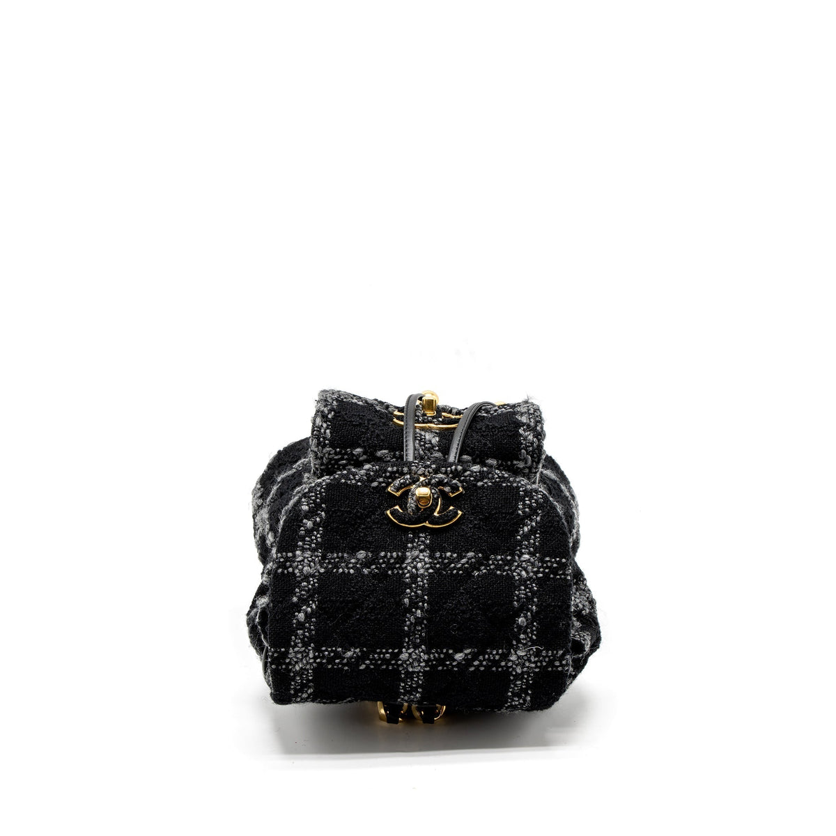 DUMA BACKPACK TWEED MULTICOLOURED BRUSHED GHW (MICROCHIP)