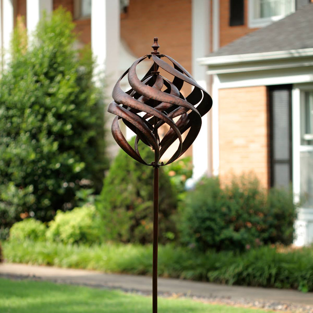 Copper Spiral Wind Spinner V549750