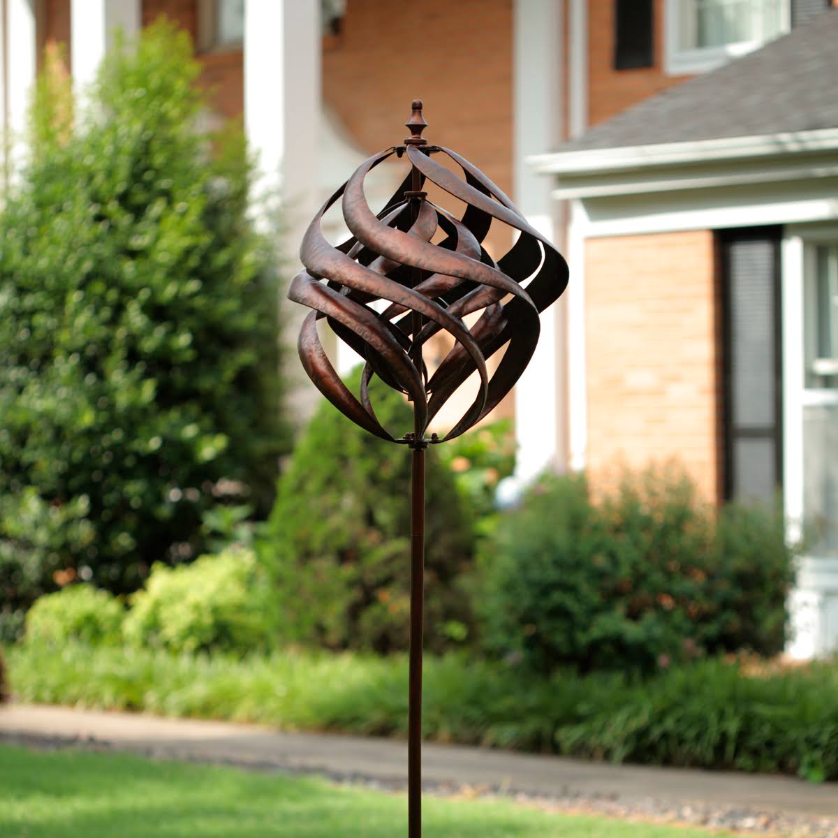 Copper Spiral Wind Spinner V549750