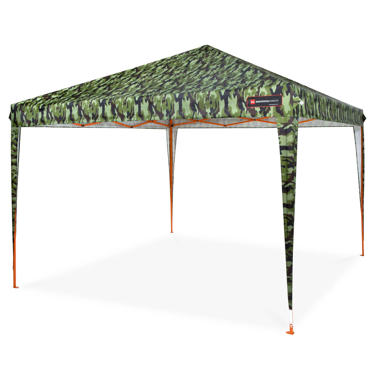 10x10ft Adjustable Pop Up Canopy Tent with Carrying Bag N986