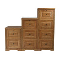 Blue 3 Drawer Vertical Filing Cabinet H330423