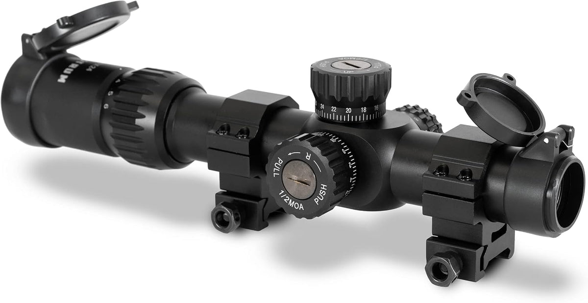 1-6x24 First Focal Plane Rifle Scope with Illuminated MOA Reticle P8320