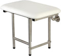 Brushed Stainless Steel Wall Mount Folded Shower Seat N145339