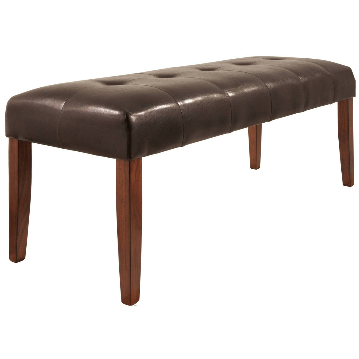 Medium Brown Upholstered Dining Bench N884
