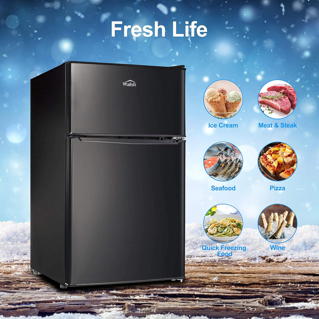 3.1 Cu.Ft Black Compact Refrigerator Q9884