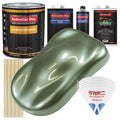 Fern Green Metallic Urethane Basecoat Clearcoat Car Auto Paint Medium Gallon Kit E31053