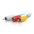 50 ft Black Composite Video and Stereo Audio Cable X907