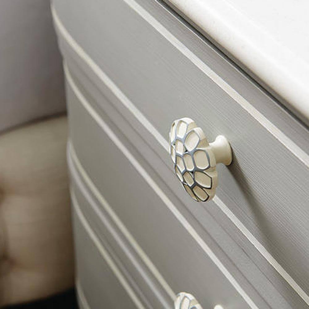 Gray Four Drawer Nightstand H8700