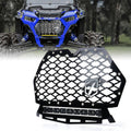 Black Steel Mesh Grille with 14" LED Lightbar Y198
