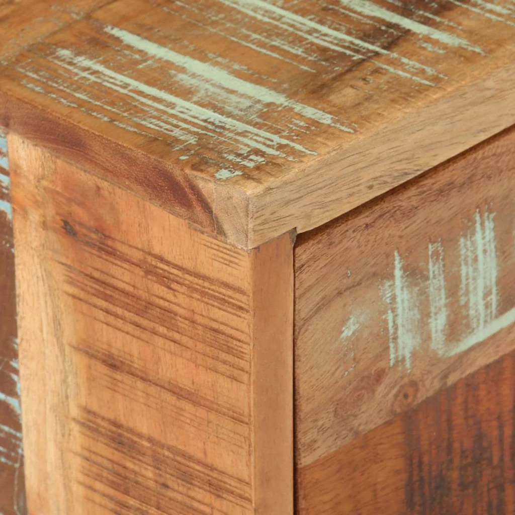 Solid Reclaimed Wood Side Table C28650