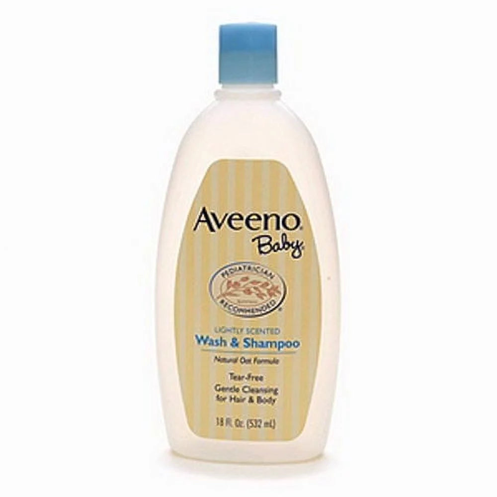 Lightly Scented Tear Free Baby Wash And Shampoo 18 Oz 6 Pack Q52616