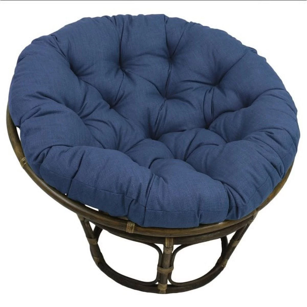 42-inch Rattan Papasan Chair with All-Weather Cushion J14610