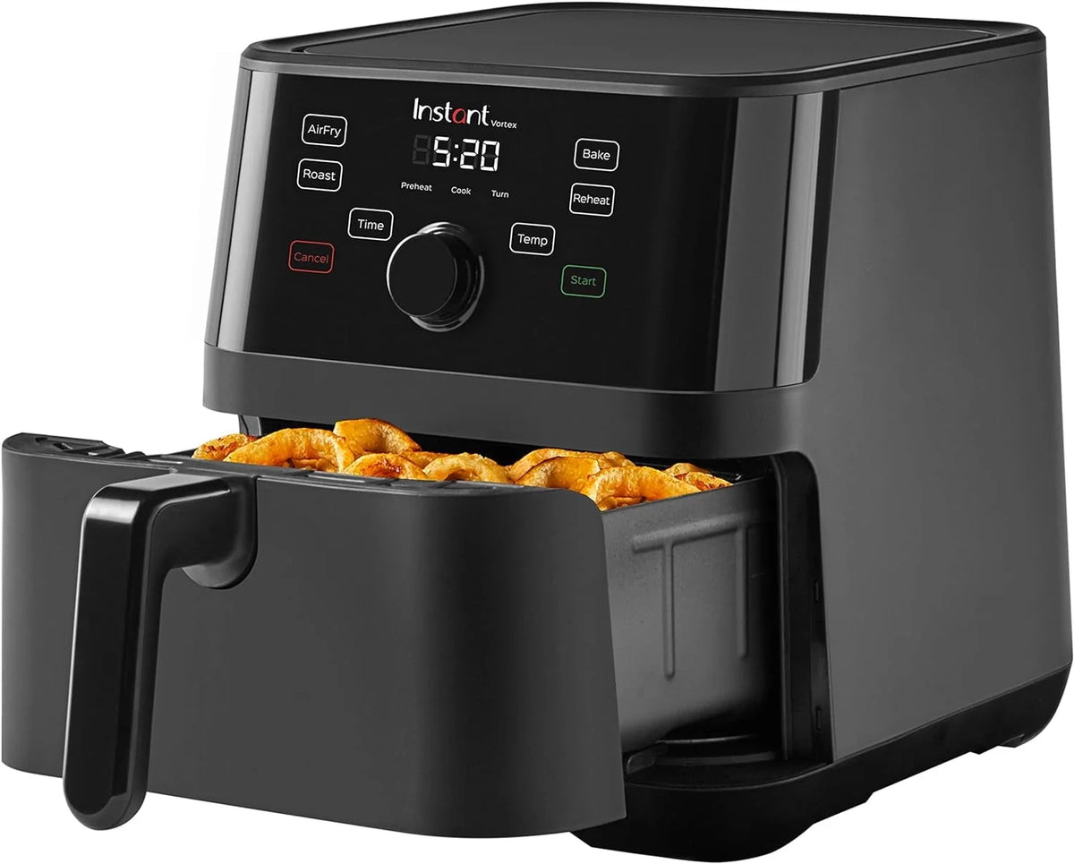 6-Quart Black Air Fryer Oven H85146