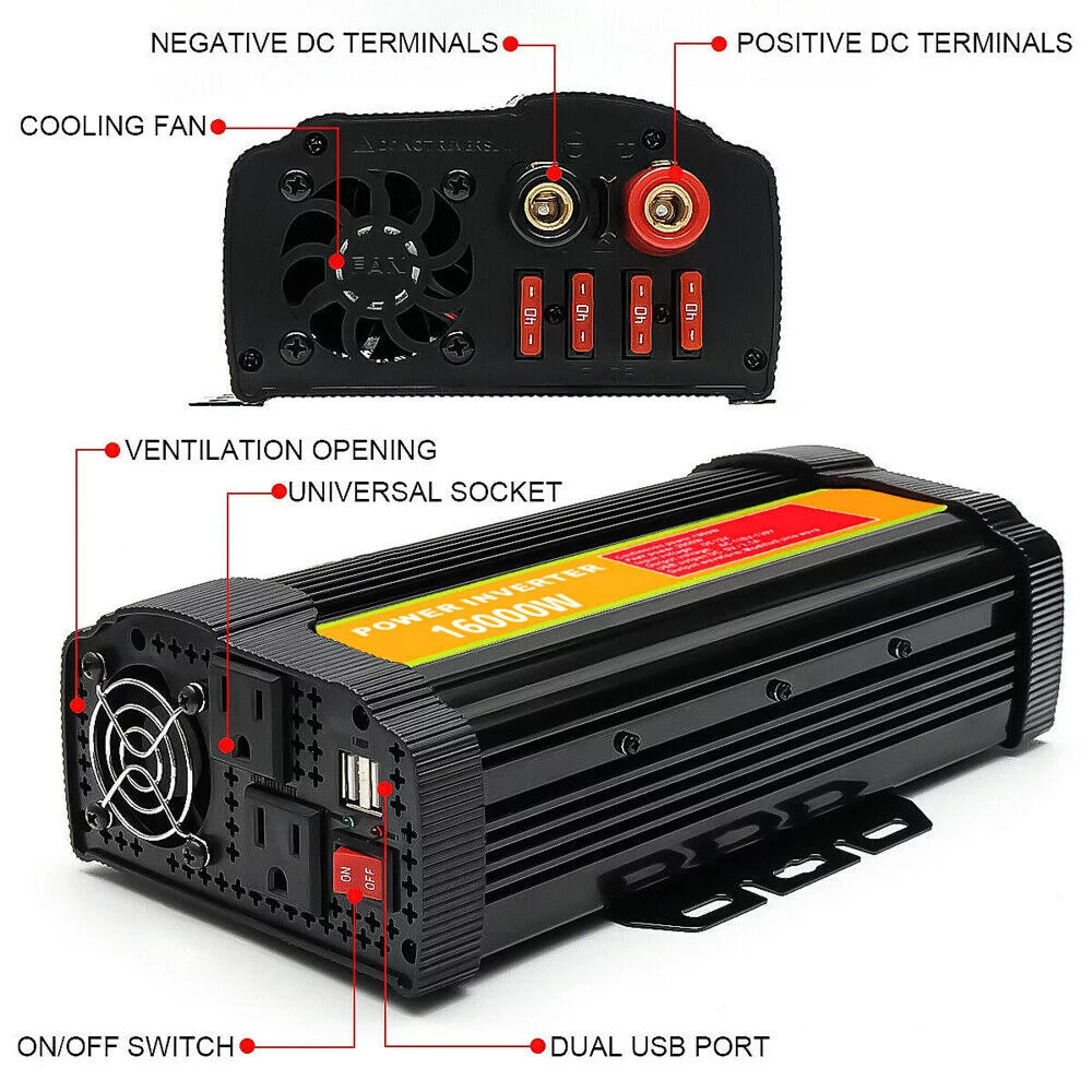 8000 Watts Pure Sine Wave Power Inverter C492