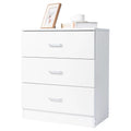 White 3 Drawer Dresser T733691