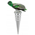 Glass Green Sea Turtle Wine Bottle Topper Or Stopper N17847