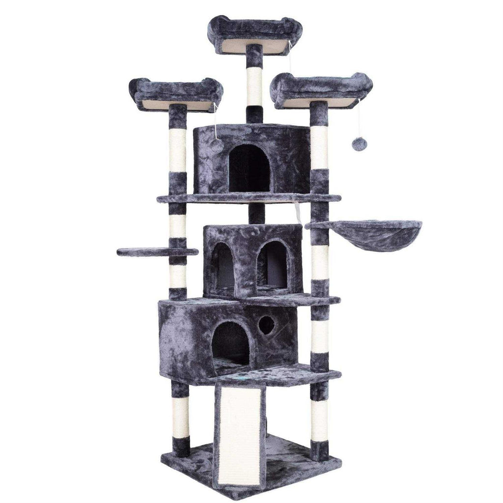 XL Size 73.4 inch Cat Tree with 3 Caves C206