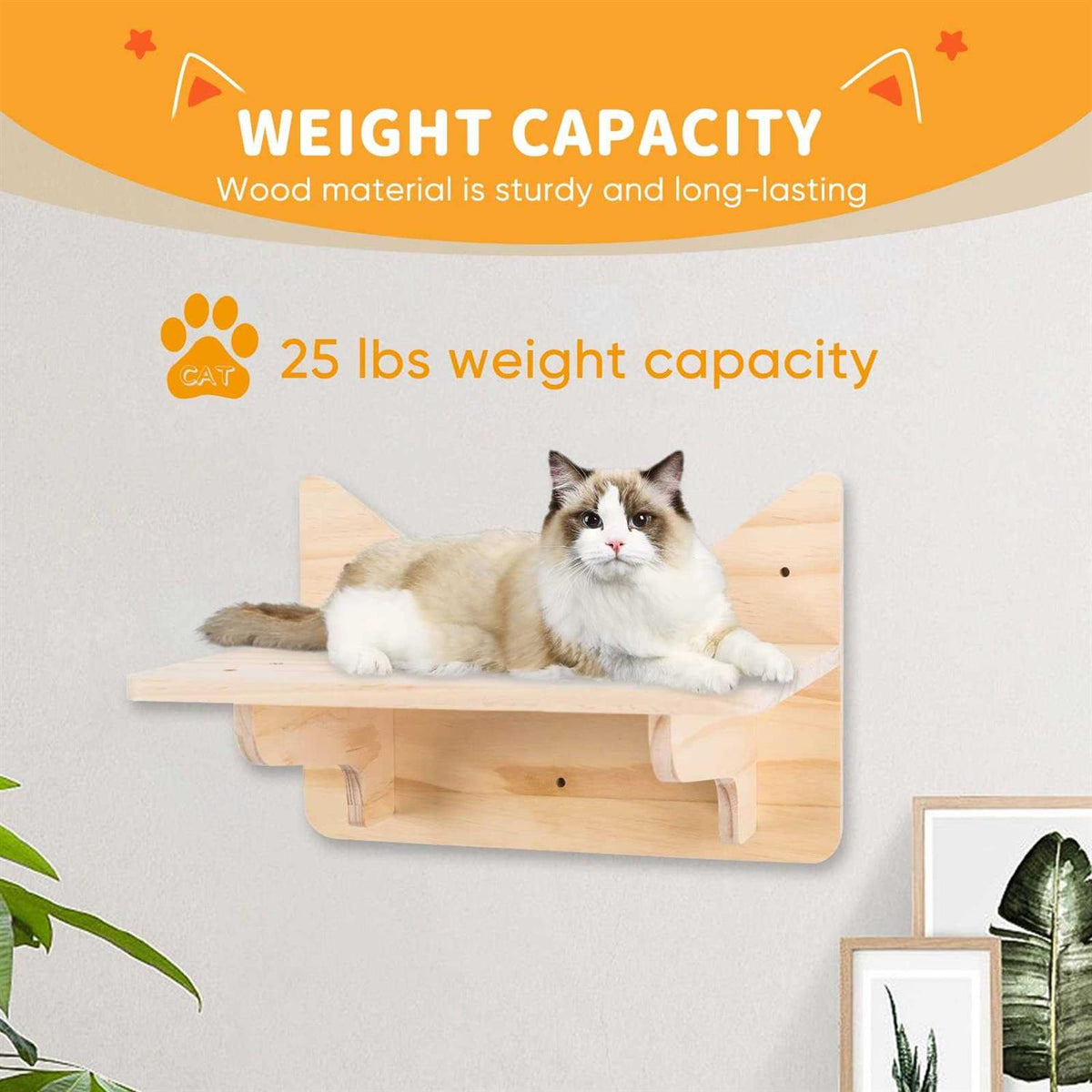 Cat Wall Shelves and Perches D6326