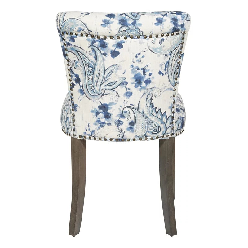 Paisley Blue Dining Chair H1165