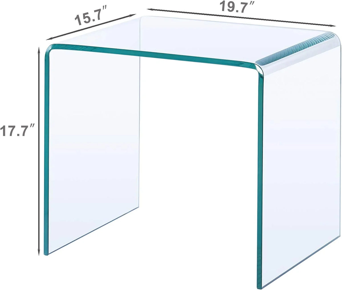 Glass End Side Table Nightstand Bedside Table Coffee Table I4601
