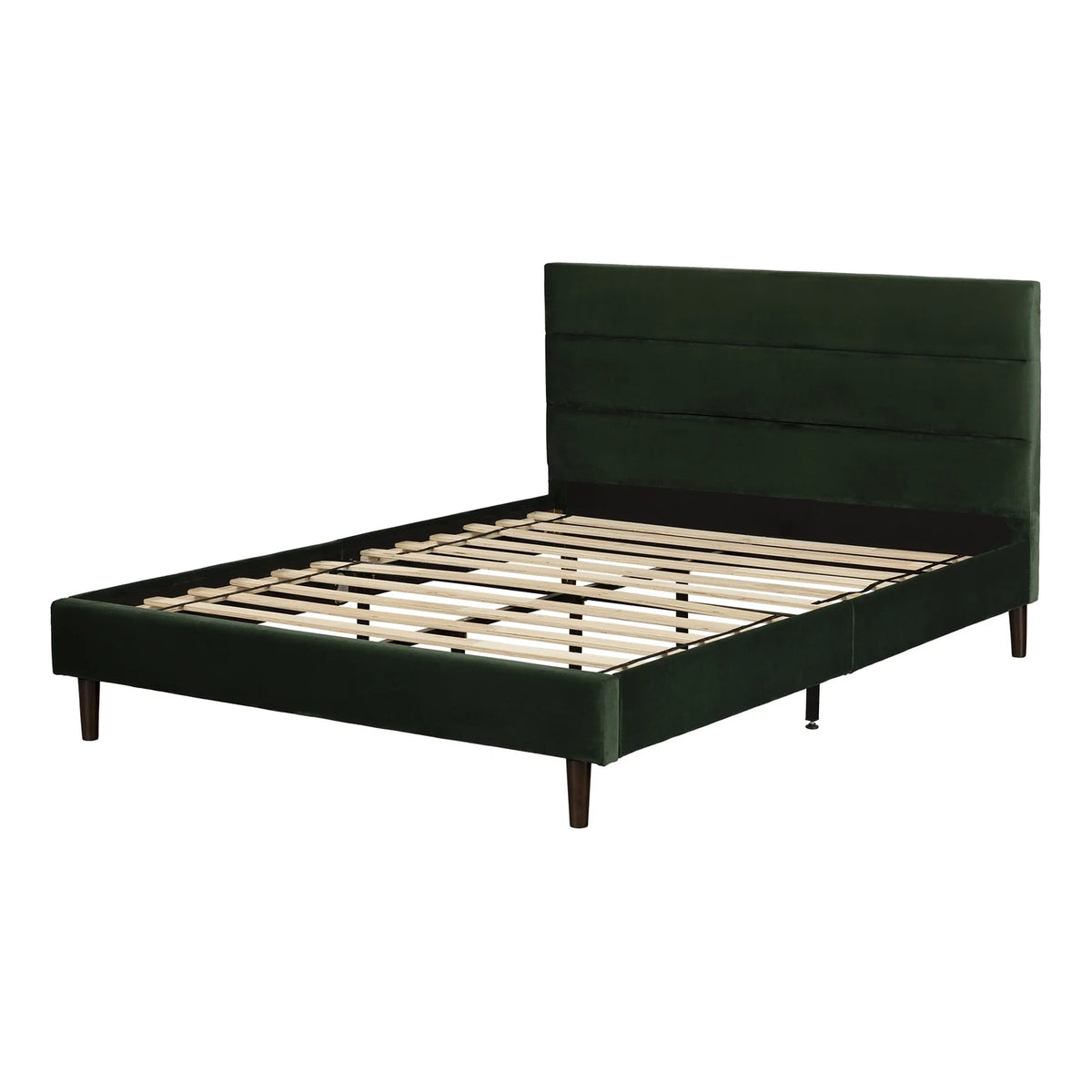 Green Upholstered Platform Bed I680698