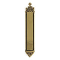 Push Plate Highlighted Brass E156