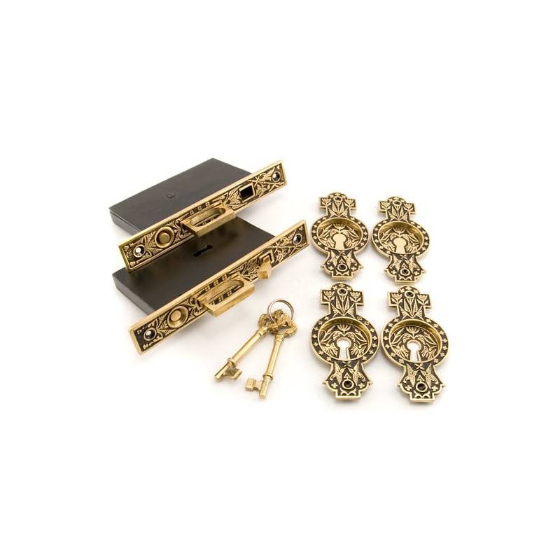8" Privacy Double Pocket Door Hardware W503527