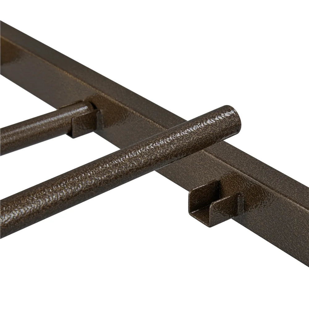 Black Metal Platform Twin Bed Z2604