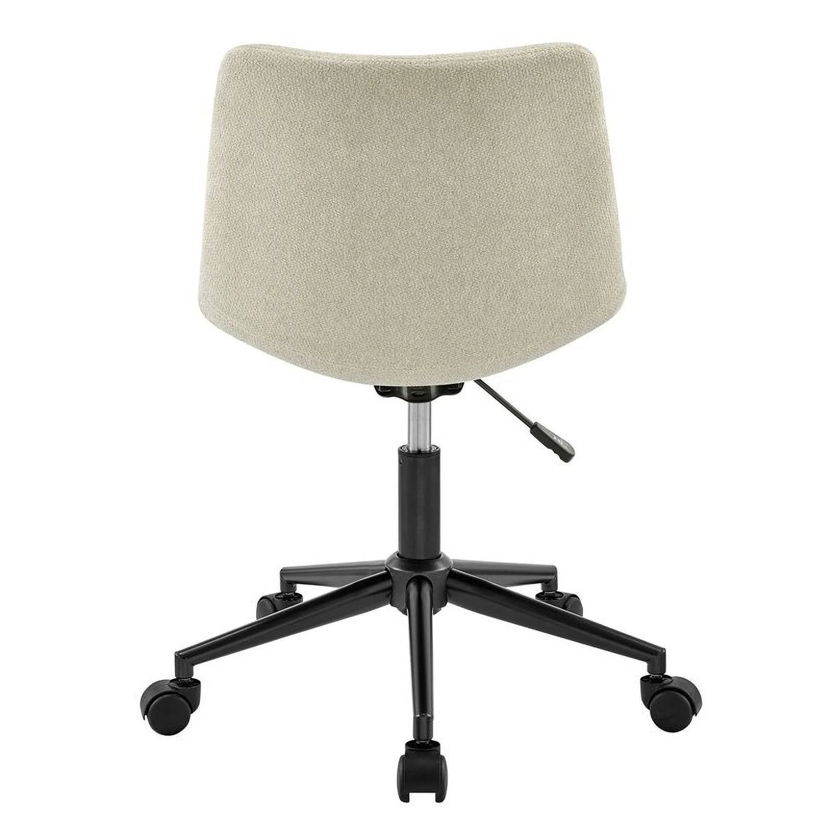 Cream Fabric Swivel Office Chair Z25916