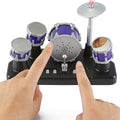 Electronic Mini Desktop Finger Drum Set with Sounds and Lights R30459