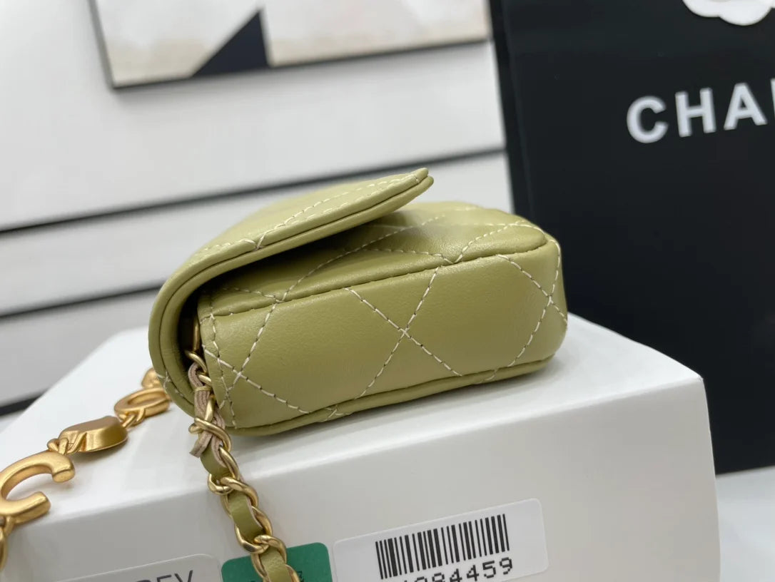 Green Mini Flap Bag J677150