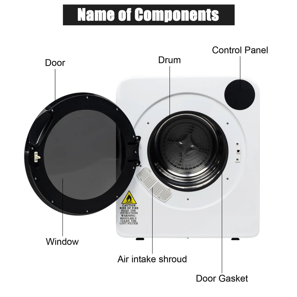Electric Compact Laundry Clothes Dryer C2791