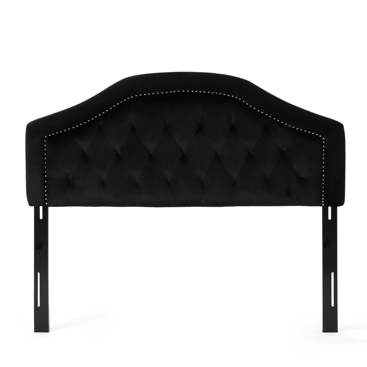Black Velvet Queen/Full Headboard M173724