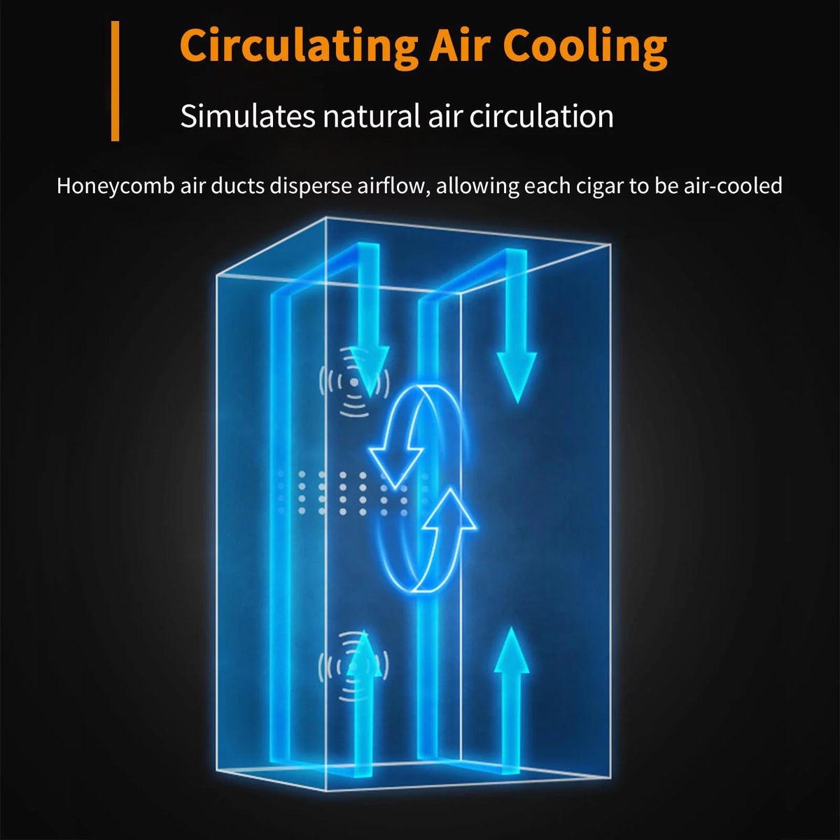 50L Cooling Heating Cigar Humidor 300 Counts H182