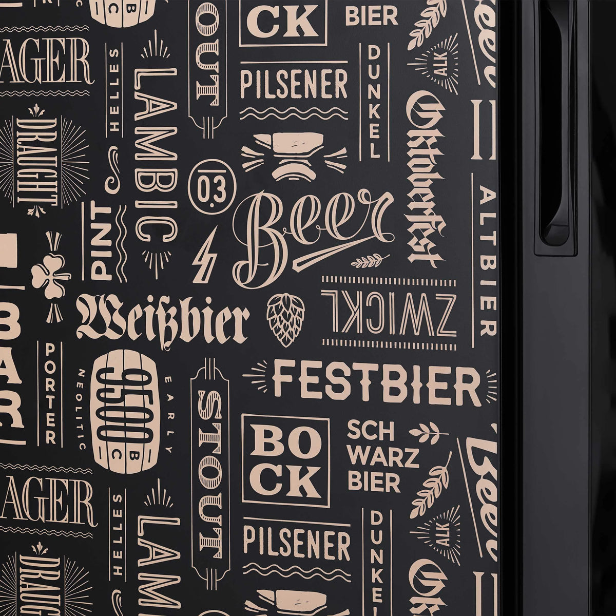 Beverage Refrigerator Cooler 126 Cans Glass Door I2813