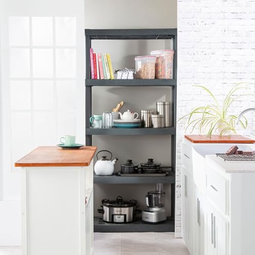 5-Shelf Plastic Storage Shelves E33538