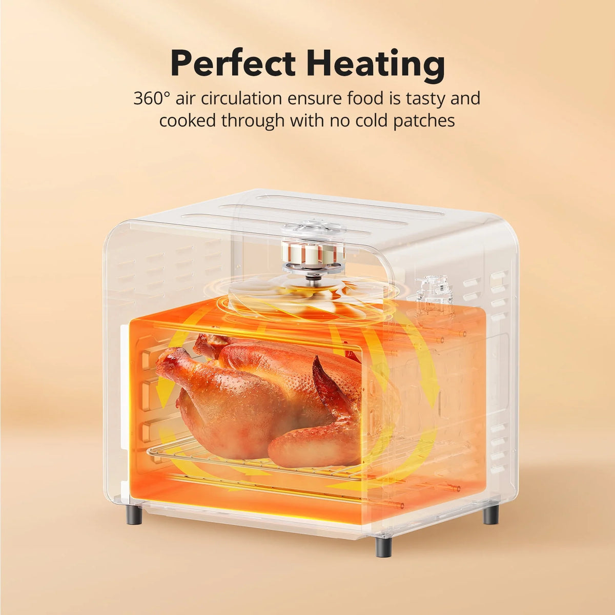1700W 14.8 Quart 9 in 1 Air Fryer Oven O972