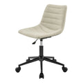 Cream Fabric Swivel Office Chair Z25916
