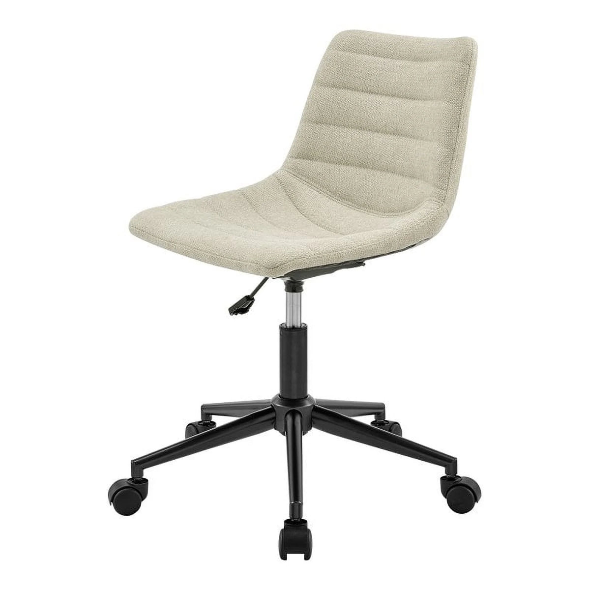 Cream Fabric Swivel Office Chair Z25916