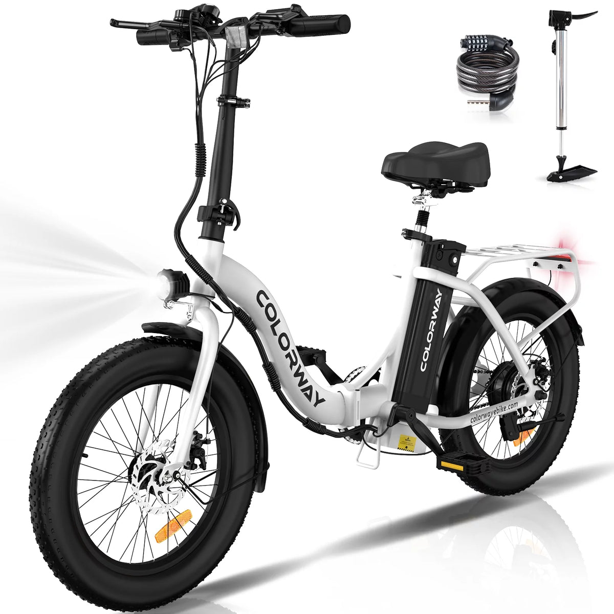 20x3.0 Fat Tire Electric Bicycles 12Ah 36V 500W N796637