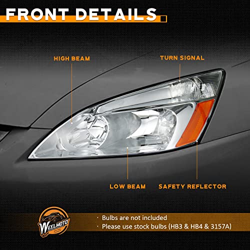 Black LED Headlight Assembly with Sequential Turn Signal W643