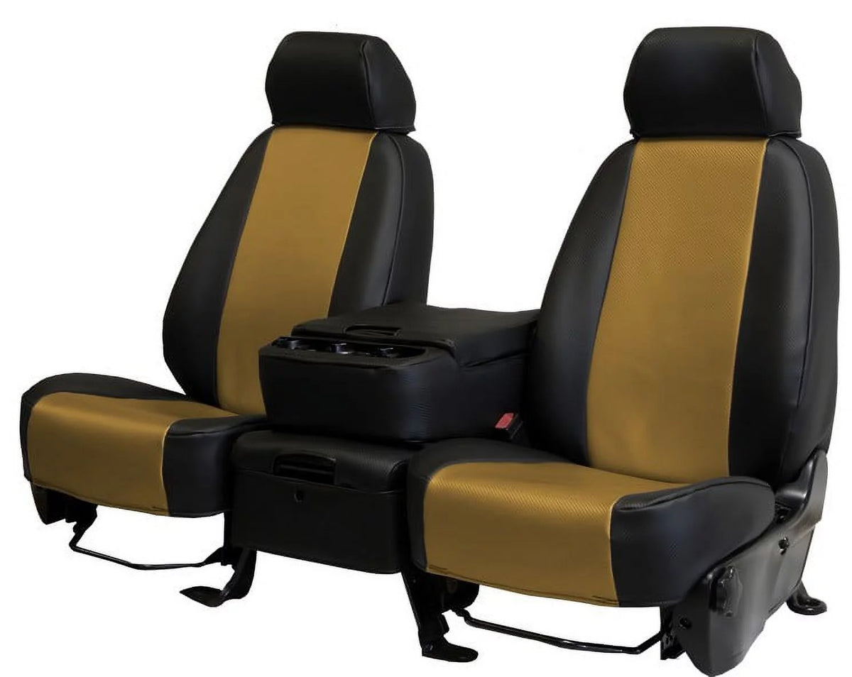 Beige Black Seat Covers Q951
