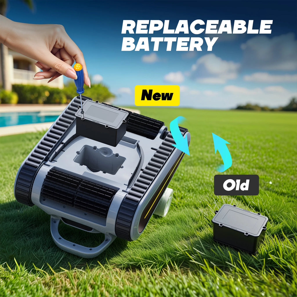 Cordless Robotic Pool Vacuum T916108