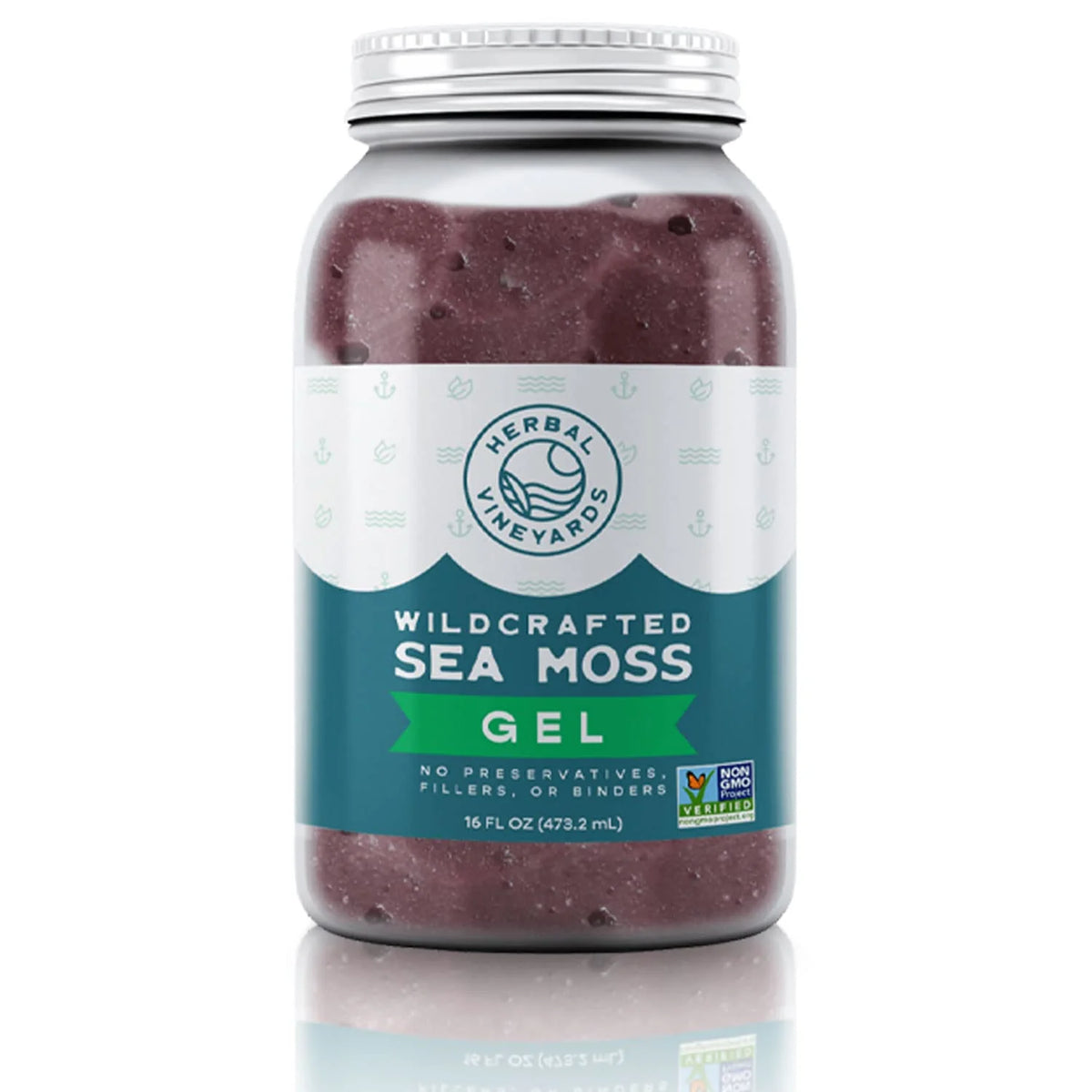 Organic Wildcrafted Purple Sea Moss Gel 16oz Z469345