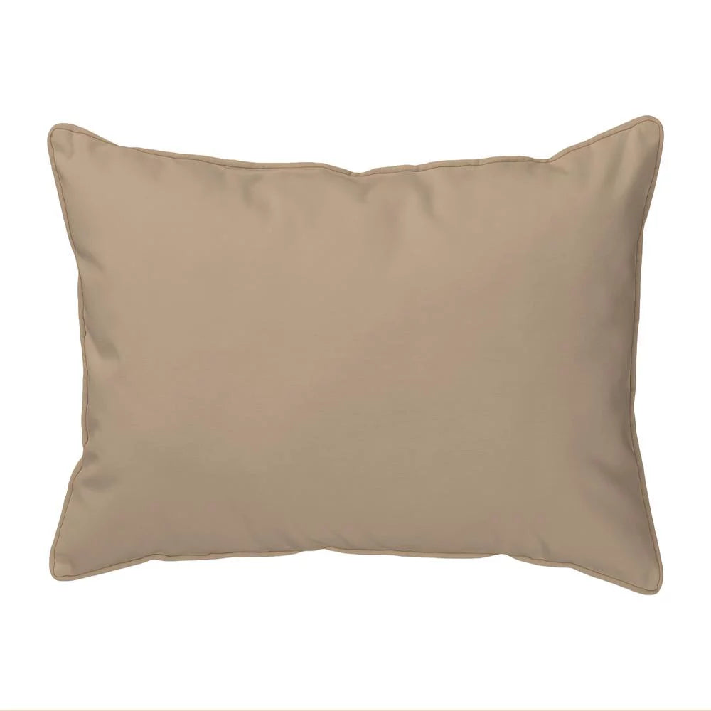 Pelican on Rice Indoor & Outdoor Pillow T458