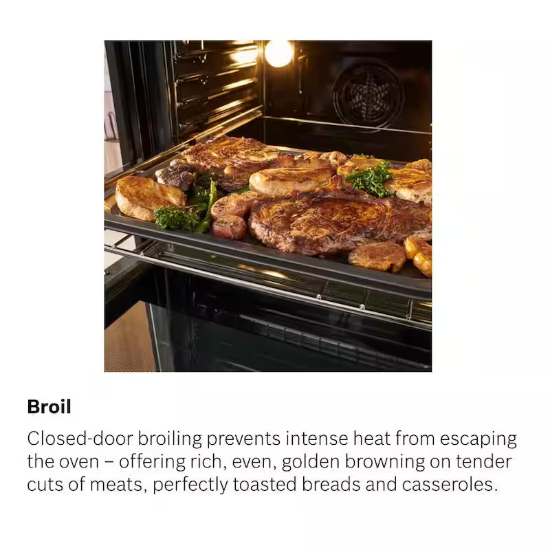 30 in Built-In Electric Convection Wall Oven and Microwave in Stainless Steel C810