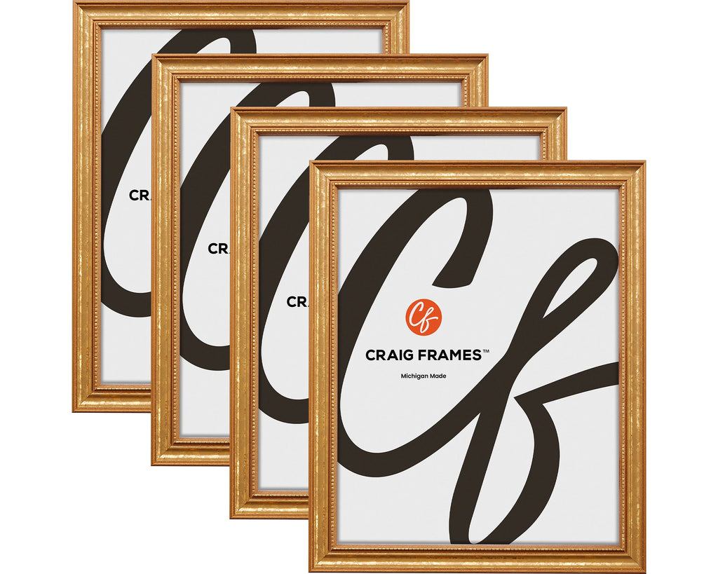 10x11 Ornate Gold Picture Frame Set of 4 G164910